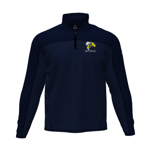[CUS-DFW-QTRZ-PER-LSL-NVY-AS-LOGO1] Quarter Zip Pullover (Adult S, Navy, Logo 1)