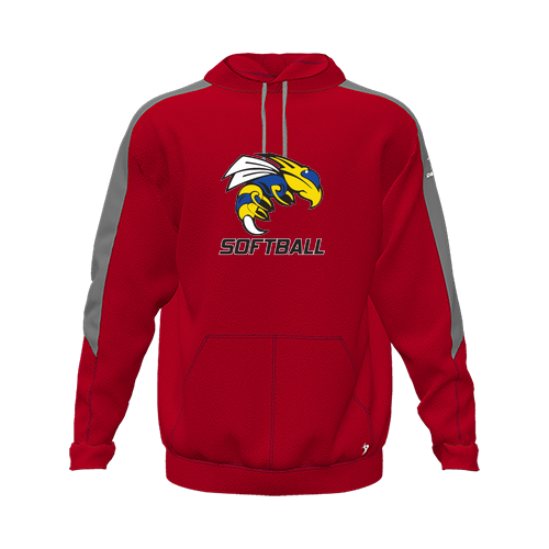 [CUS-DFW-HOOD-FLC-LSL-RED-YXS-LOGO1] Hoodie (Youth XS, Red, Logo 1)