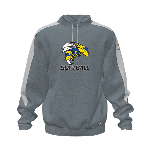 [CUS-DFW-HOOD-FLC-LSL-GRY-YXS-LOGO1] Hoodie (Youth XS, Gray, Logo 1)