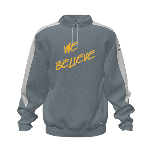 [CUS-DFW-HOOD-FLC-LSL-GRY-YXS-LOGO2] Hoodie (Youth XS, Gray, Logo 2)