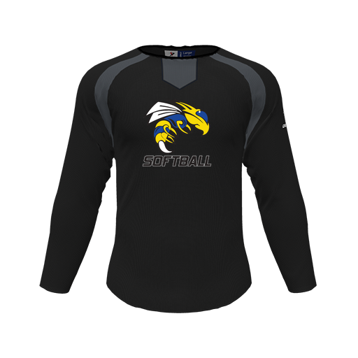 [CUS-DFW-PULL-FLC-CNK-LSL-BLK-YS-LOGO1] Pullover (Youth S, Black, Logo 1)