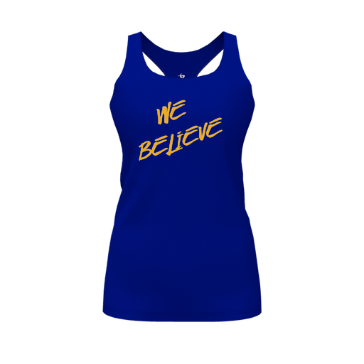 [FT0TRBRY-FYS-LOGO2] Decker Racerback Tank Top (Female Youth S, Royal, Logo 2)
