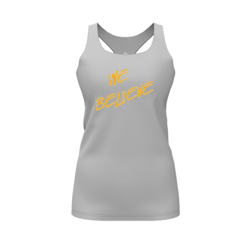 [FT0TRBGY-FYS-LOGO2] Decker Racerback Tank Top (Female Youth S, Gray, Logo 2)