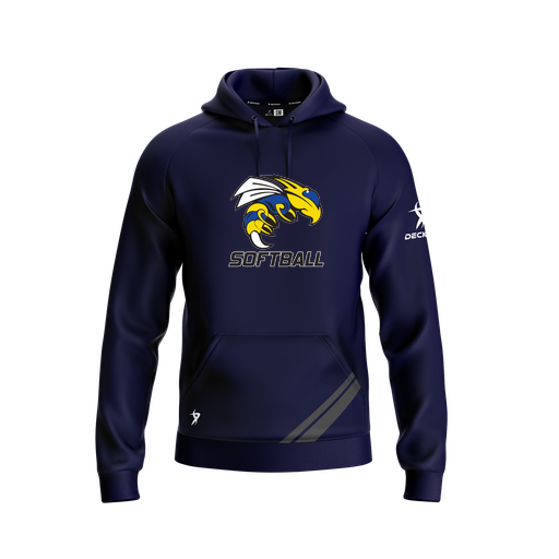 [FOLHSMNV-YXS-LOGO1] Decker Summit Hoodie (Youth XS, Navy, Logo 1)