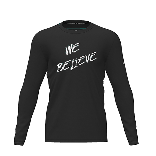 [FTLCDFBK-YXS-LOGO2] Dri Fit Performance T-Shirt (Youth XS, Black, Logo 2, Long Sleeve)