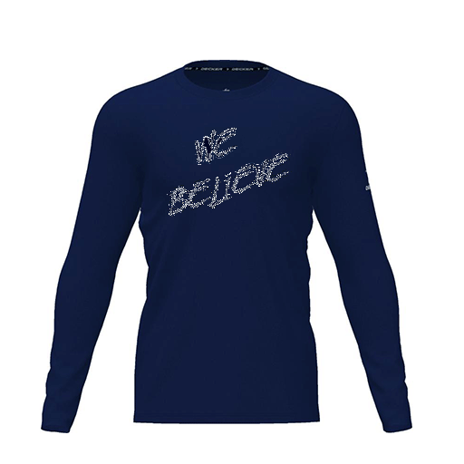 [FTLCDFNV-YXS-LOGO2] Dri Fit Performance T-Shirt (Youth XS, Navy, Logo 2, Long Sleeve)