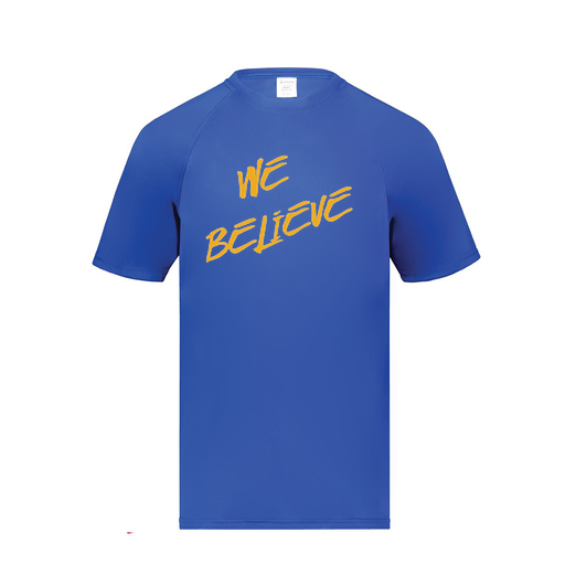 [2790.060.S-LOGO2] Men's Smooth Sport T-Shirt (Adult S, Royal, Logo 2)