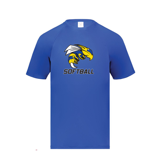 [2791.060.S-LOGO1] Youth Smooth Sport T-Shirt (Youth S, Royal, Logo 1)