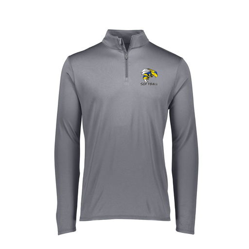 [FTLQFLGY-FAXS-LOGO1] Decker Women's Flex-Lite 1/4 Zip Shirt (Female Adult XS, Gray, Logo 1)