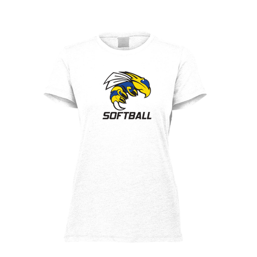 [FTSCUBWH-FAXS-LOGO1] Decker Women's Tri-Blend T-Shirt - Short Sleeve (Female Adult XS, White, Logo 1)