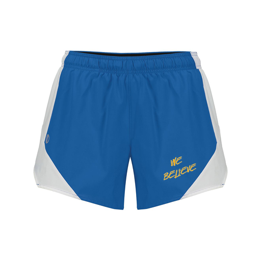[229489.H02.S-LOGO2] Girls Olympus Shorts (Female Youth S, Royal, Logo 2)