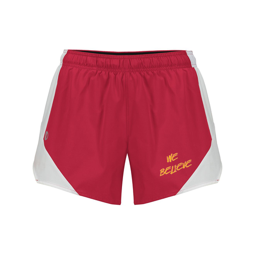 [229489.H01.S-LOGO2] Girls Olympus Shorts (Female Youth S, Red, Logo 2)