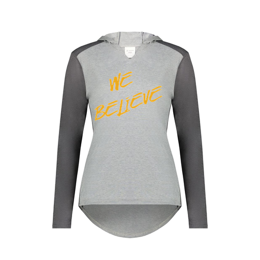[6902.30V.XS-LOGO2] Ladies Vintage Hoodie (Female Adult XS, Gray, Logo 2)