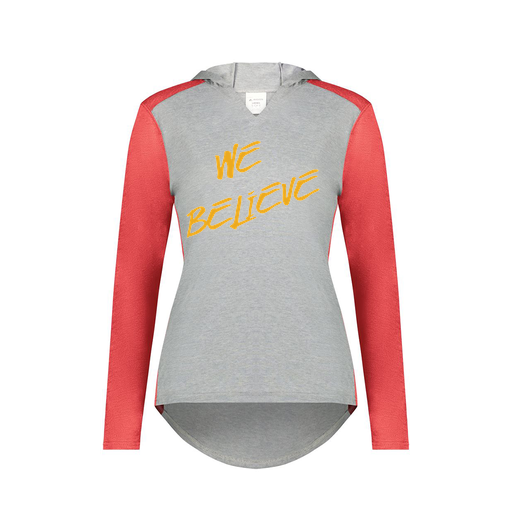 [6902.27V.XS-LOGO2] Ladies Vintage Hoodie (Female Adult XS, Red, Logo 2)