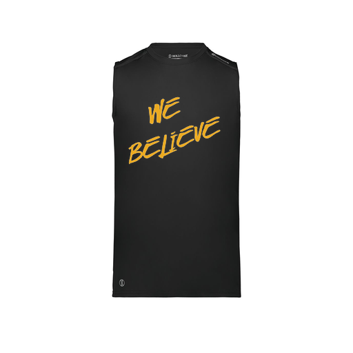 [222593.080.S-LOGO2] Men's CoolDry TankTop (Adult S, Black, Logo 2)