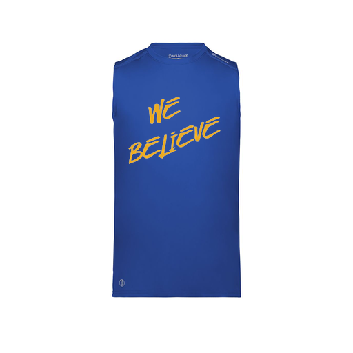 [222593.060.S-LOGO2] Men's CoolDry TankTop (Adult S, Royal, Logo 2)