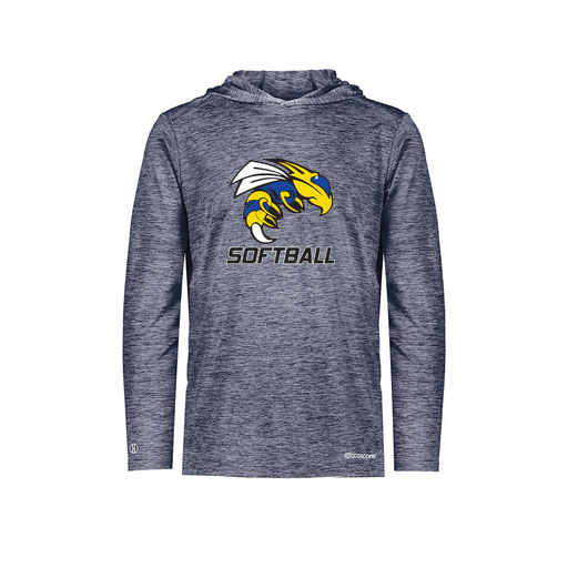 [FOLHCGNV-AS-LOGO1] Decker Men's Charge Hoodie (Adult S, Navy, Logo 1)