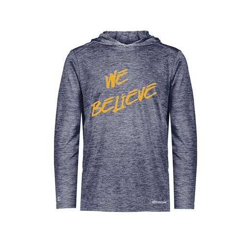 [FOLHCGNV-YS-LOGO2] Decker Youth Charge Hoodie (Youth S, Navy, Logo 2)