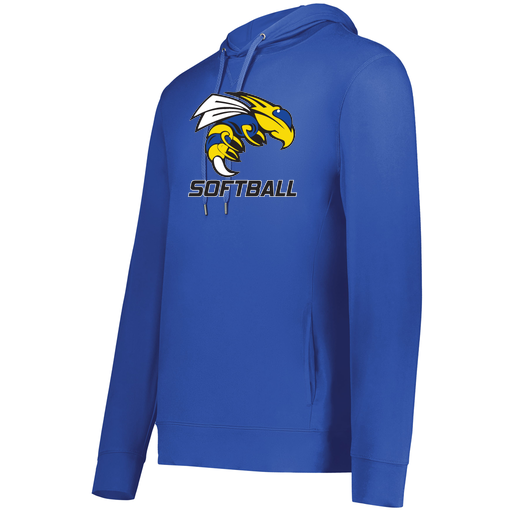 [222598.060.S-LOGO1] Men's Ventura Thin Knit Hoodie (Adult S, Royal, Logo 1)